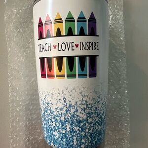Inspirational Crayon Design Tumbler